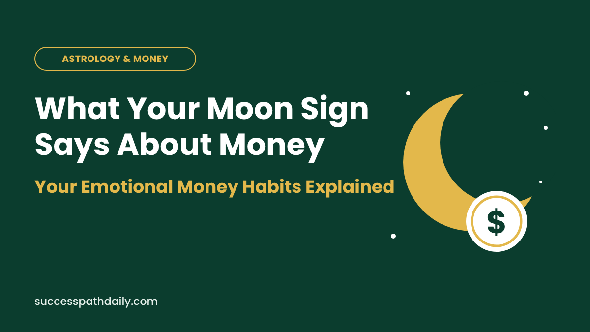 What Your Moon Sign Says About Your Money Habits